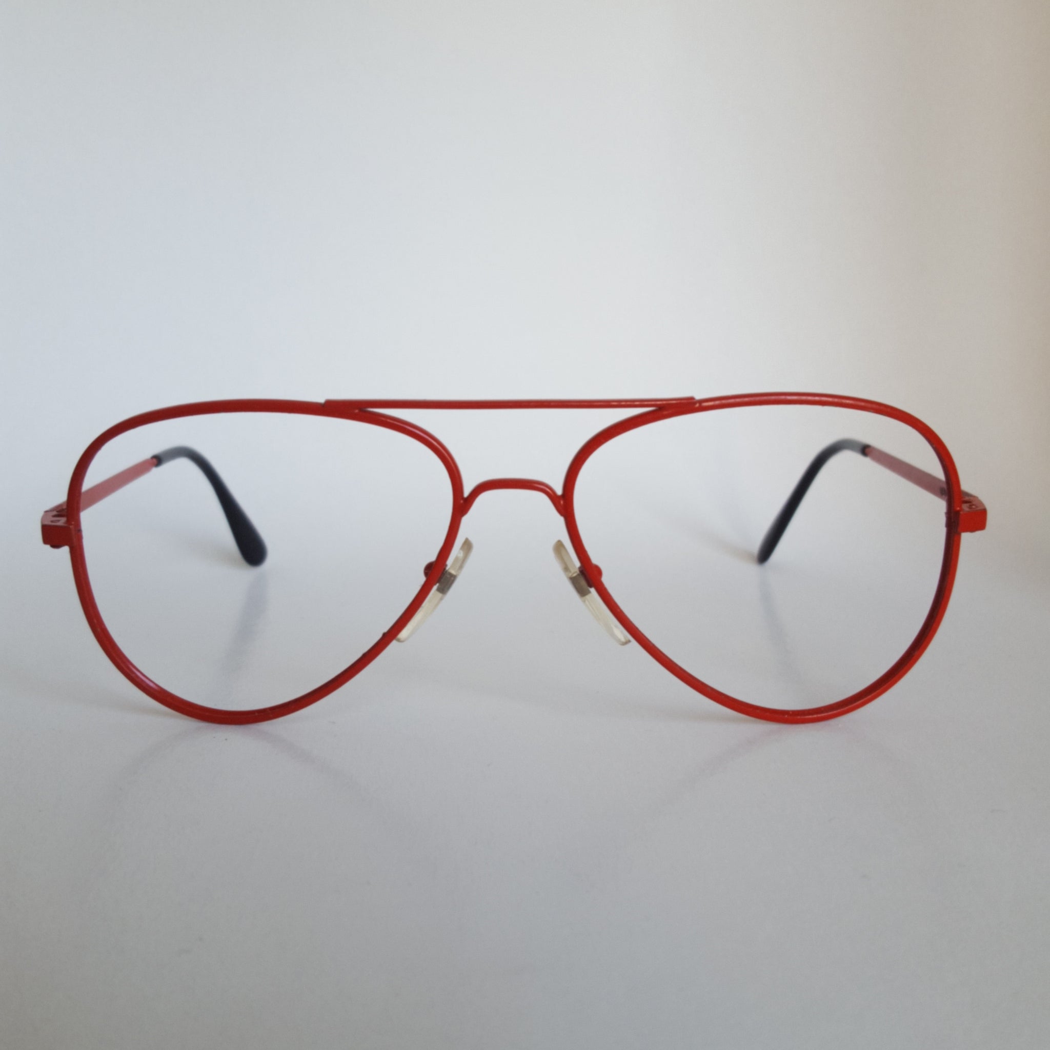 Lunettes vintage rouge filtre lumière bleue